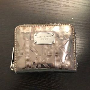 Michael Kors silver wallet